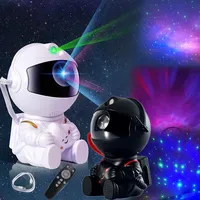 Star Projector Galaxy Night Light Astronaut Space Projector Starry Nebula Ceiling LED Lamp for Bedroom Home Decorative Kids Gift