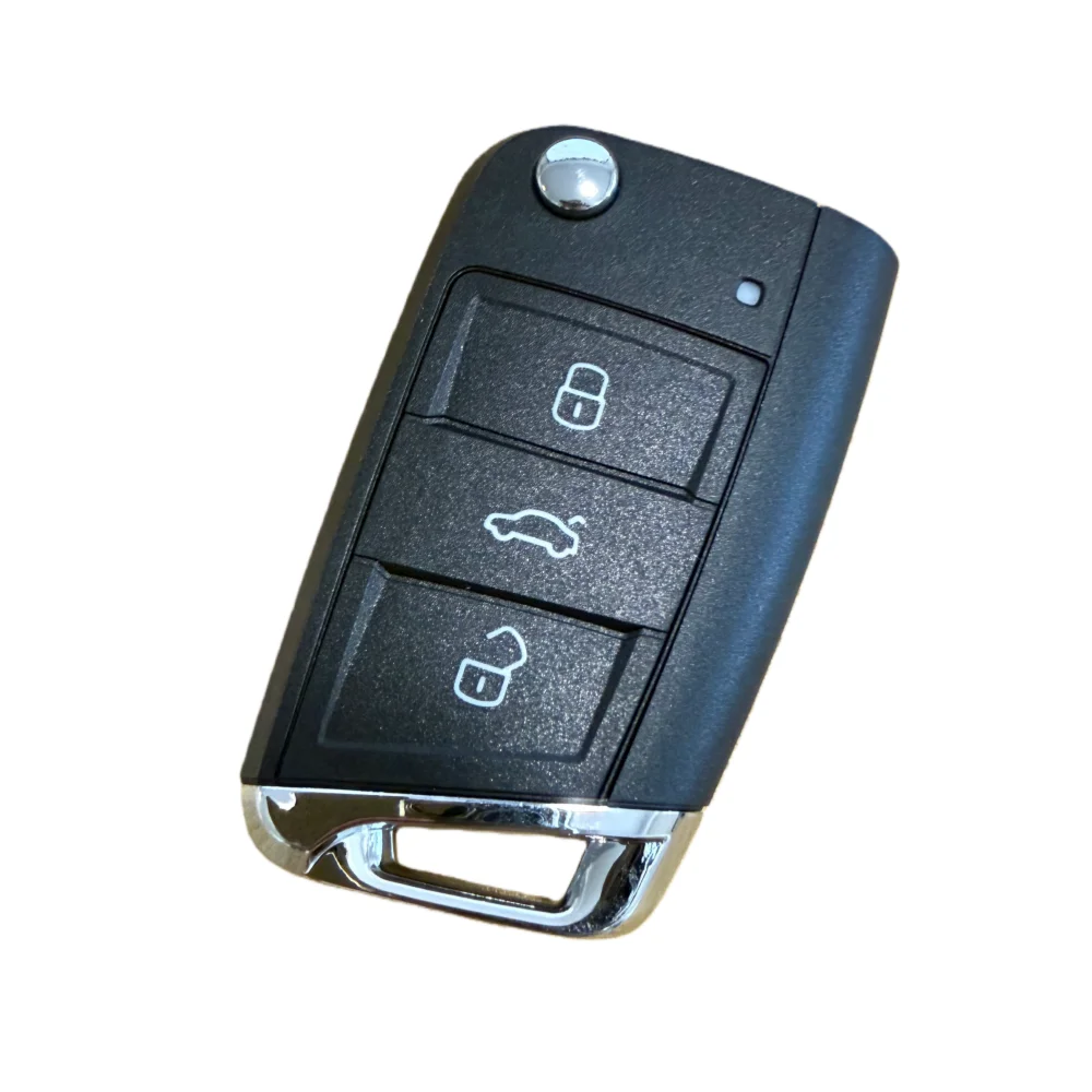 For MQB 3 Button Flip Remote Key Shell HU66 HAA Blade for VW Tiguan A7 MQB Golf VII Golf7 Golf MK7 for Skoda Octavia