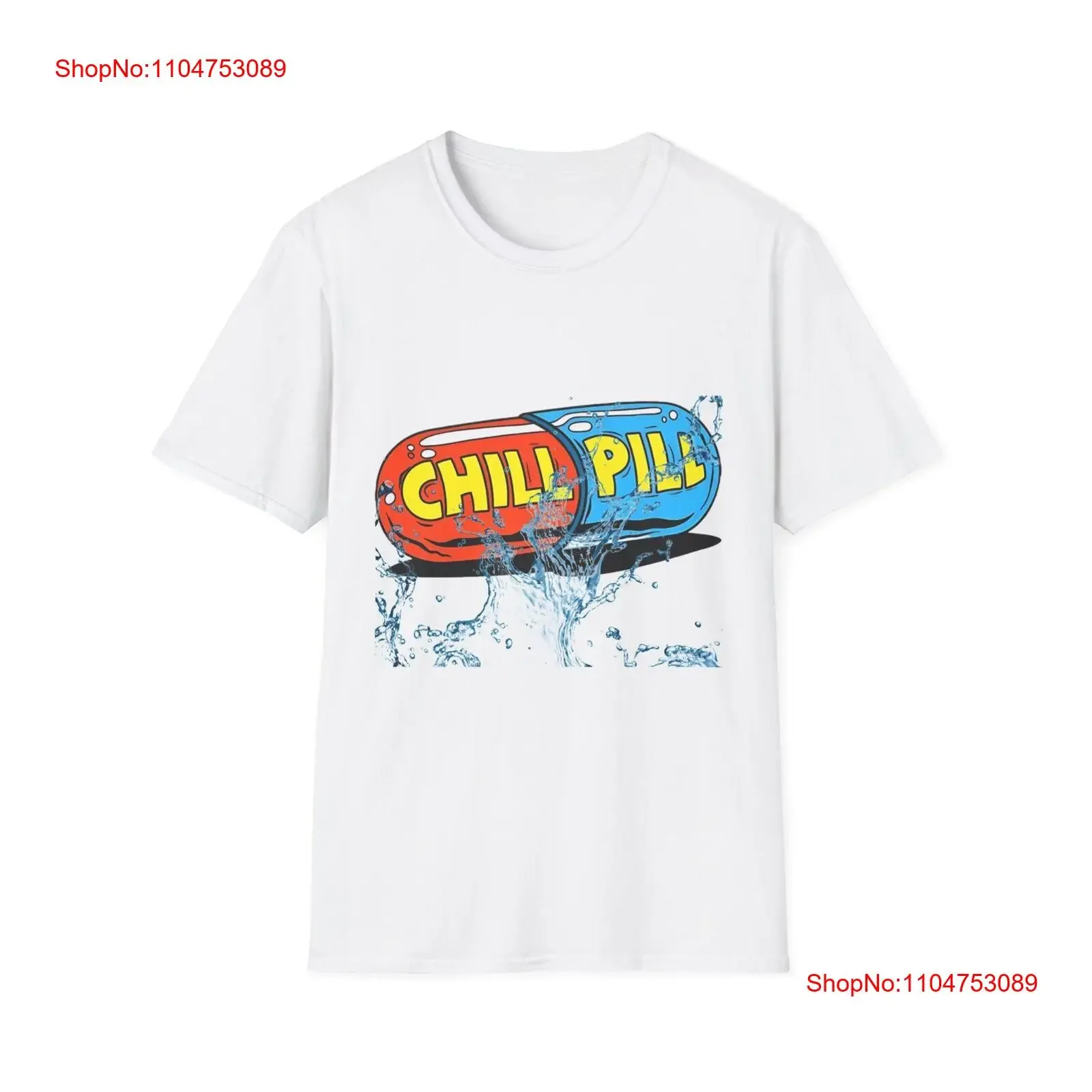 Футболка Chill Pill Softstyle Fun for Relaxation, винтажный стираный модный универсальный удобный топ унисекс для повседневной носки