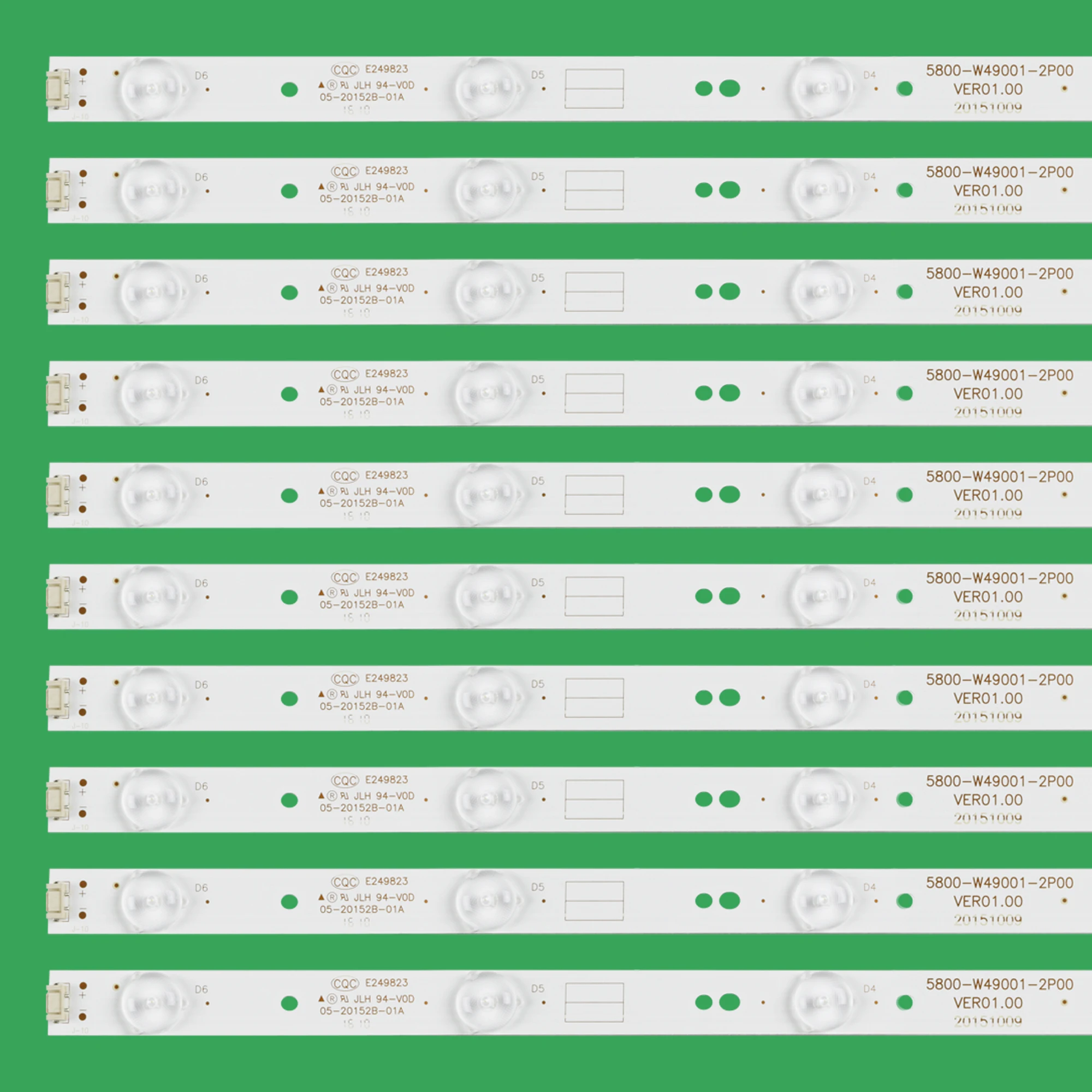 LED TVストリップライト,5800-w49001-1p00,2p00,49 ",49e3000,49e6000,49e360e,5ers,49e350e,49e3500,49e6090,49e600e,49e366w,49m6e,49m6,49x5,49d9
