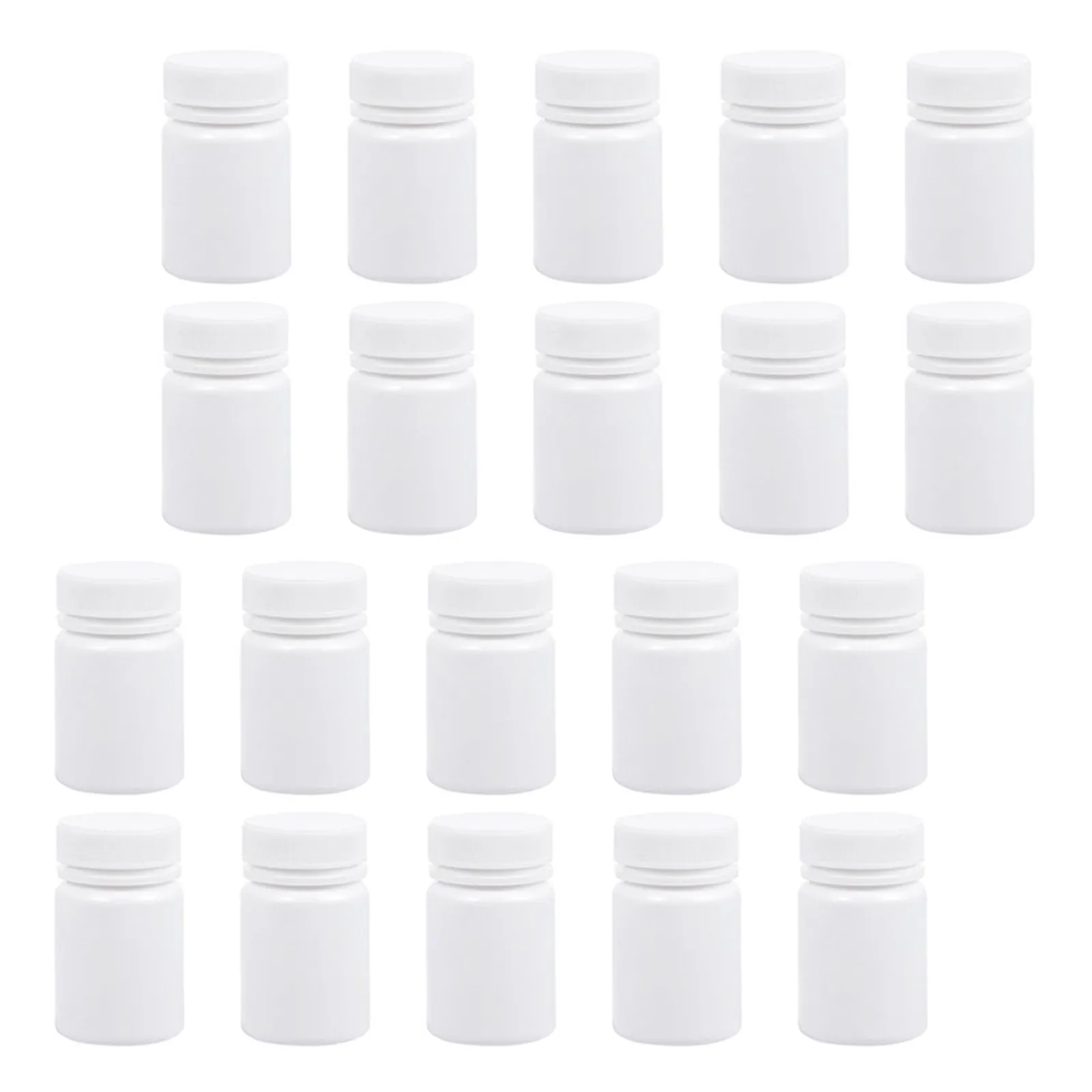 

30Pcs Pill Container Bottles Medicine Storage Capsules Portable Moistureproof Sub Bottles for Travel Vitamins Organizer