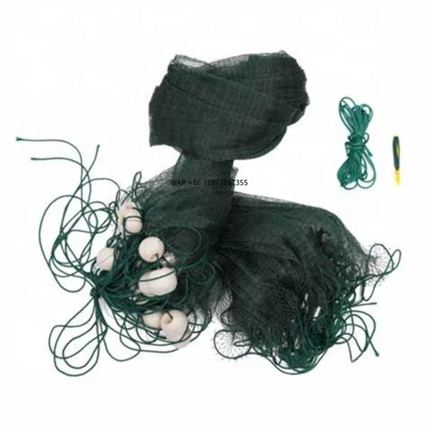 

Большая рыболовная сеть, двойная шелковая нейлоновая рыболовная сеть, шаль 210d