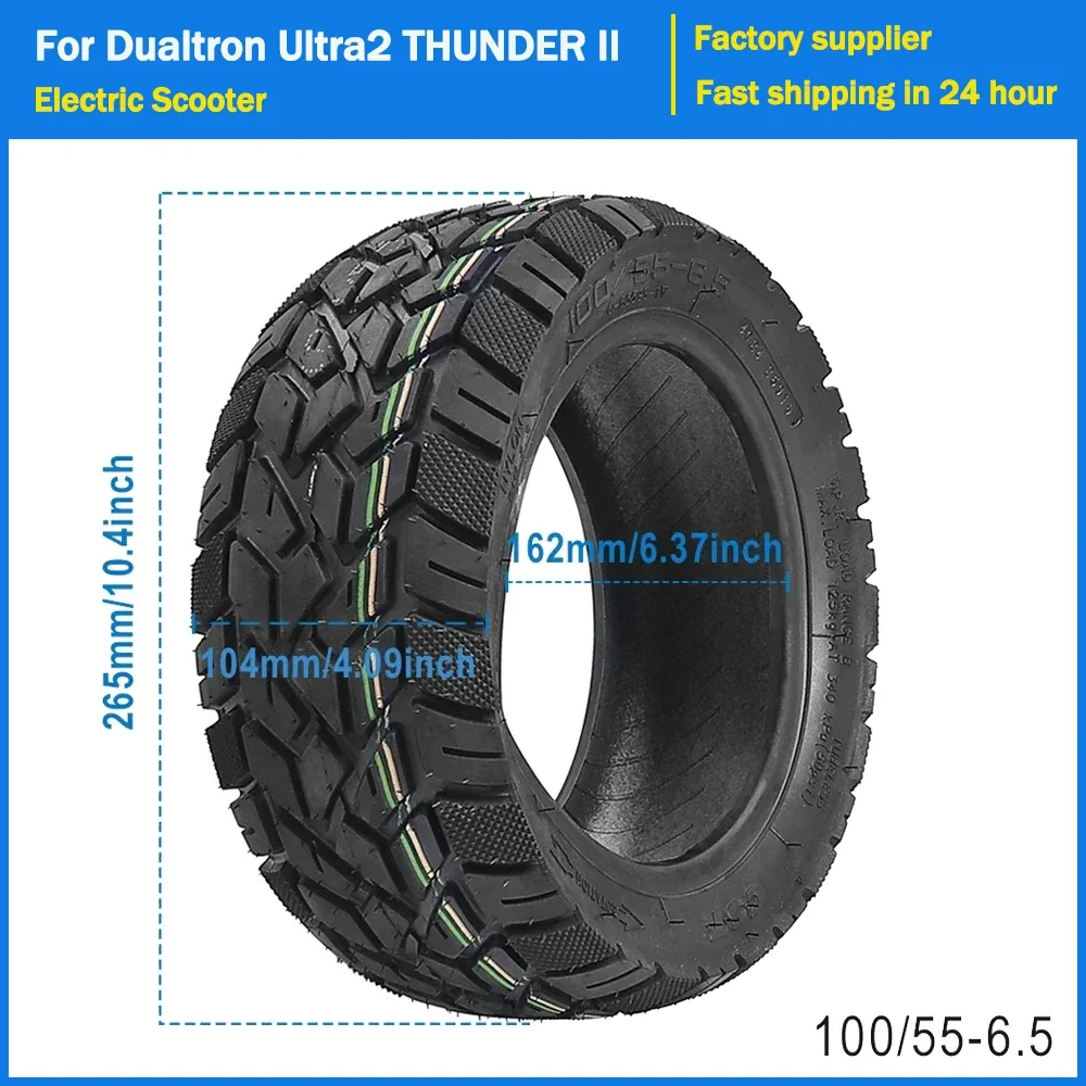 100/55-6.5 CST Tubeless Tire for Dualtron Thunder 2/Ultra Kaabo Wolf Warrior Nami Burn-e Electric Scooters Explosion-proof Tires