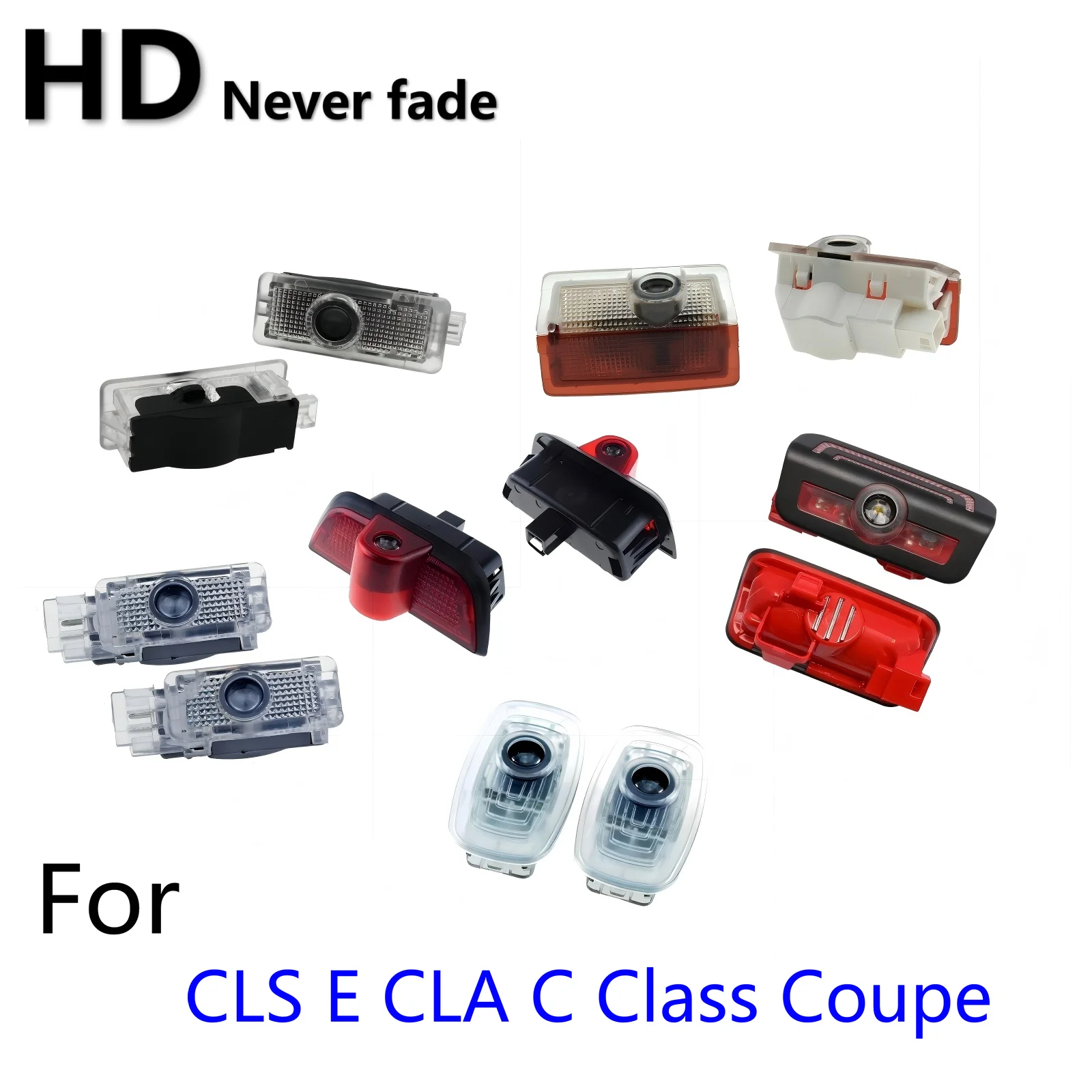 

HD для Mercedes Benz CLS E CLA C Class W203 W204 W205 W206 W212 E 2 300 Amg Coupe C205 Accsesories Автомобильный светодиодный дверной проектор