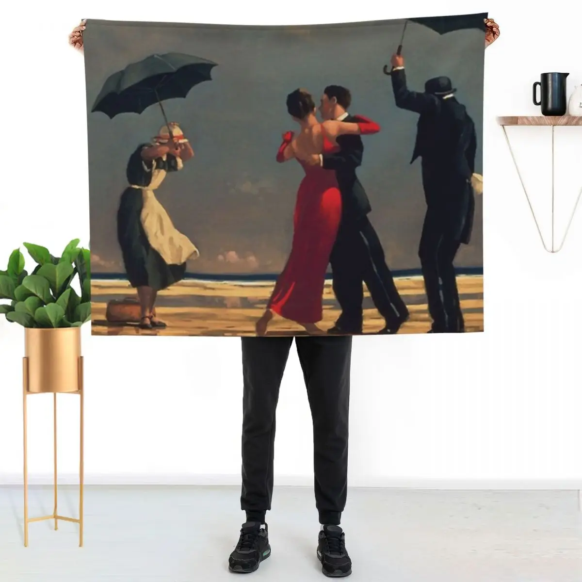 The Singing Butler Print Throw Blanket Luxury St Winter beds Soft Plaid decorative Cute Plaid Sofa Blankets