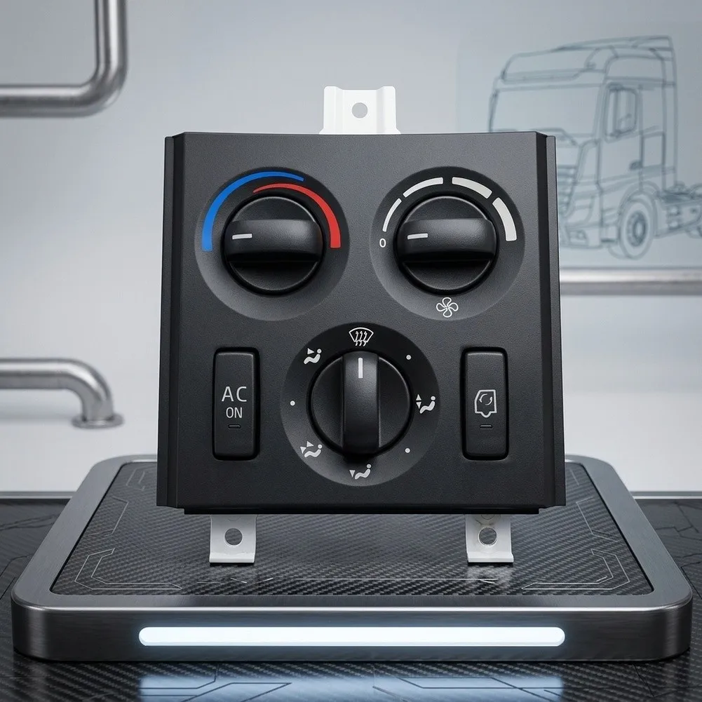 Air Switch Climate Control Panel Black AC Control Unit Panel High Reliability Component Stable Performance Switch