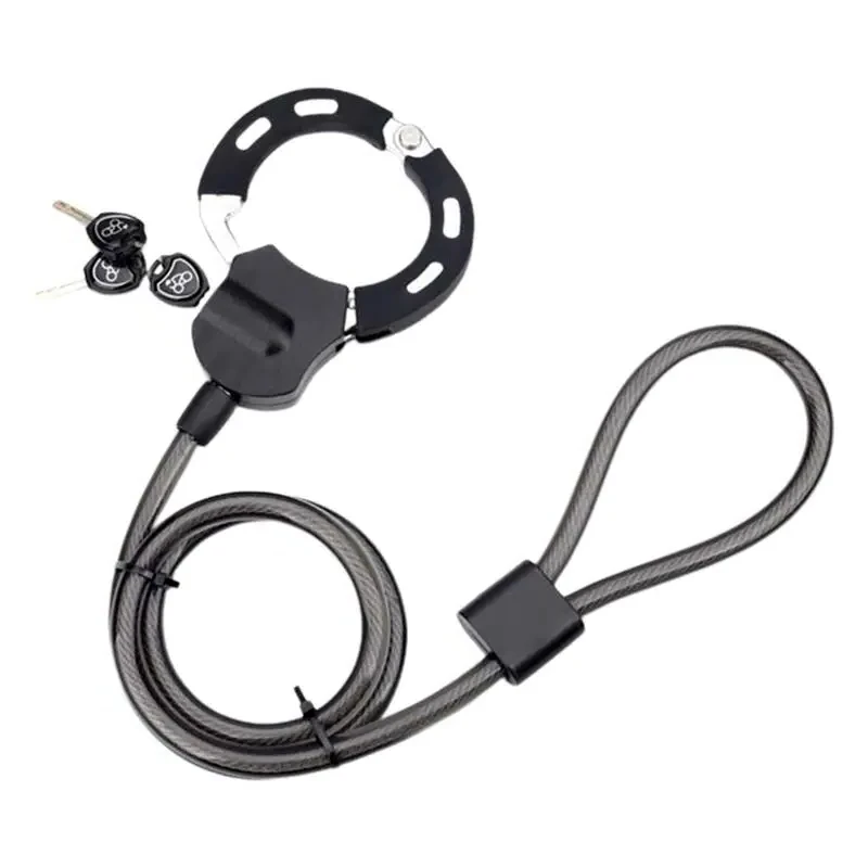 B-M Anti-Theft Heavy Duty Security Lock Handcuff Lock for Scooters Bicycles Prams Scooter E-Scooter Motorcycle Cycling Equipment