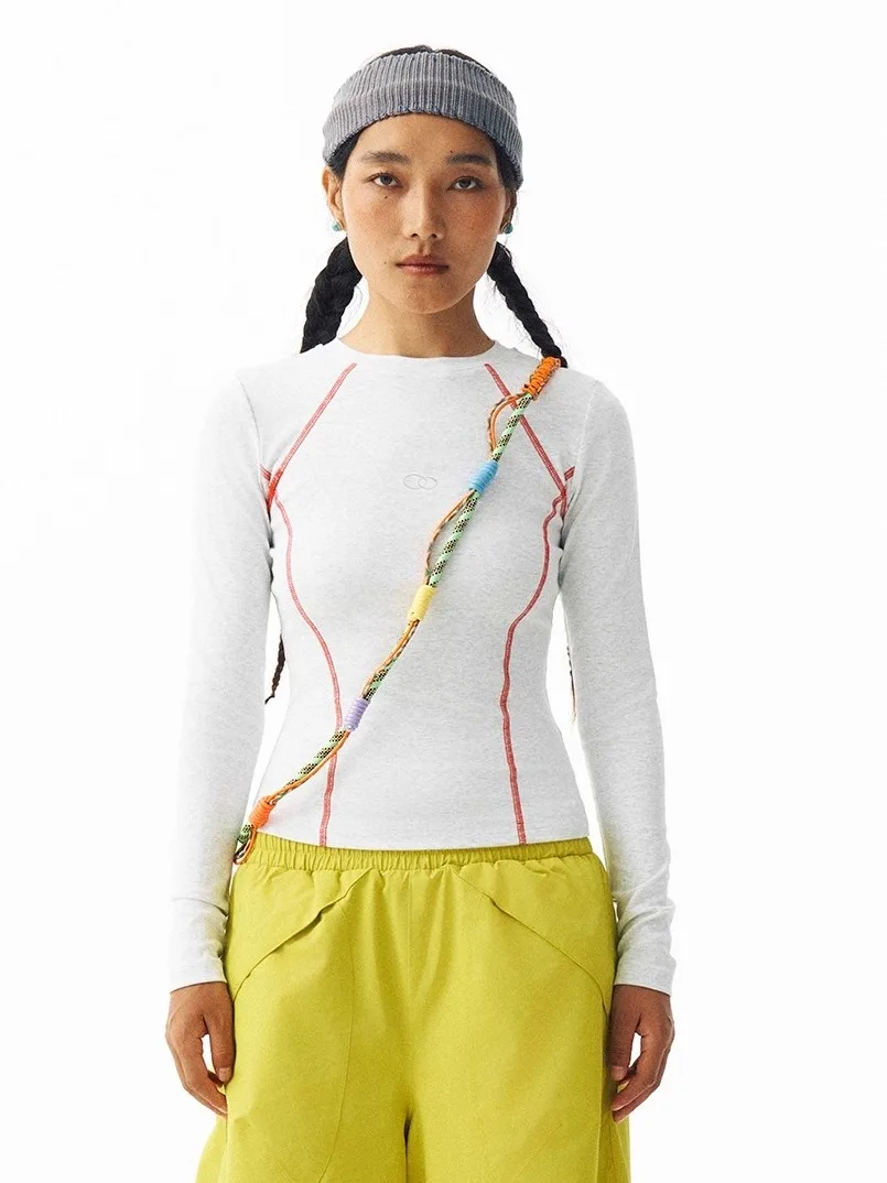 

Wooye Spor ort Sve Women's T-irt Breathable Cotton Polyester Blend Comfortable Fit Outdoor Cycling Base Layer Top