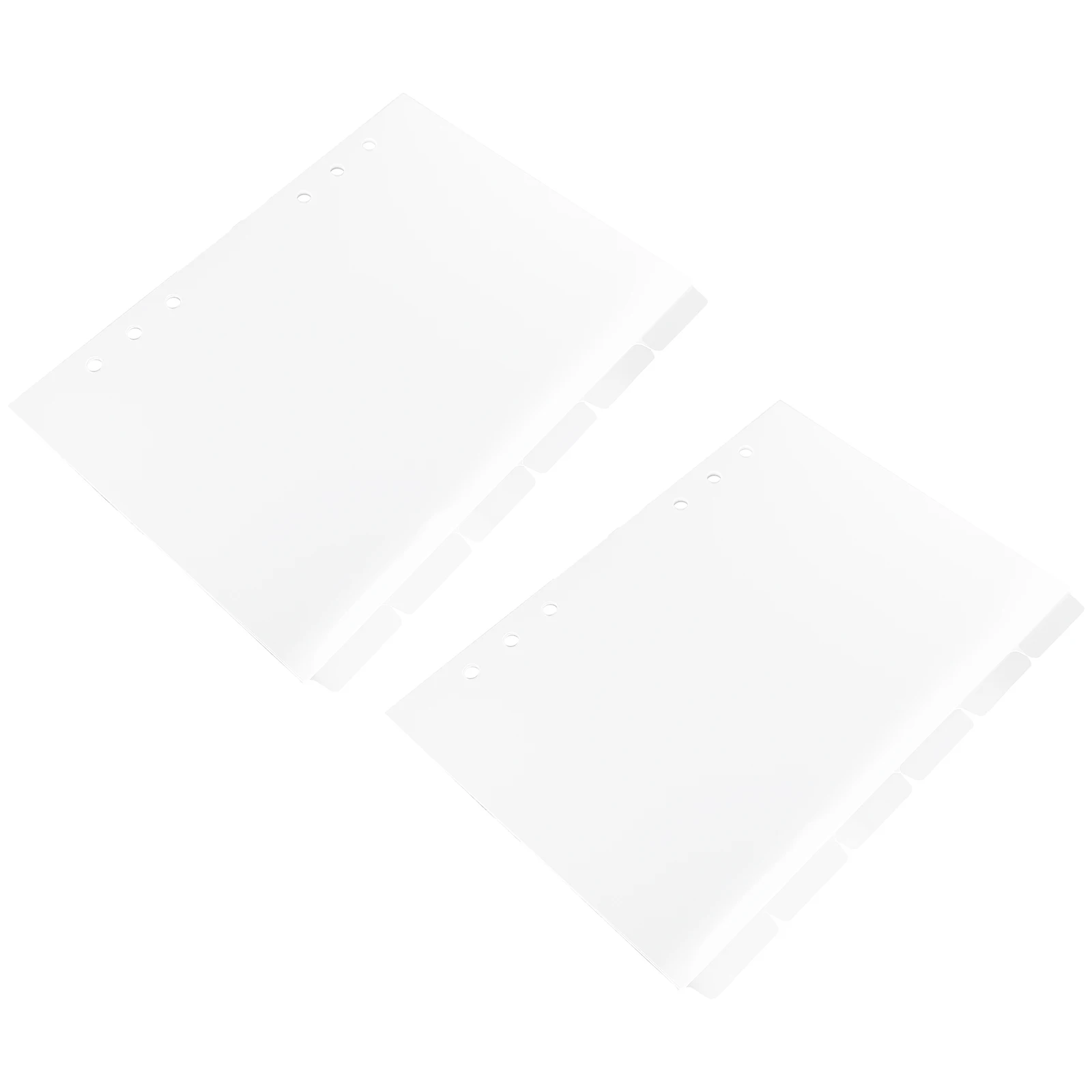 

Binder Separator Pages 6 Hole A5 Planner Accessories Translucent Tab Dividers Index Classified Labels Notebook Inserts Saving