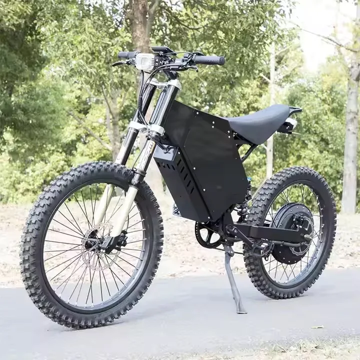 Super Power 8000W 72V Bomber Electric Cross Bike Central Motor Off-Road Electric Dirt Bike Fast Speed 48V Lithium Battery Power
