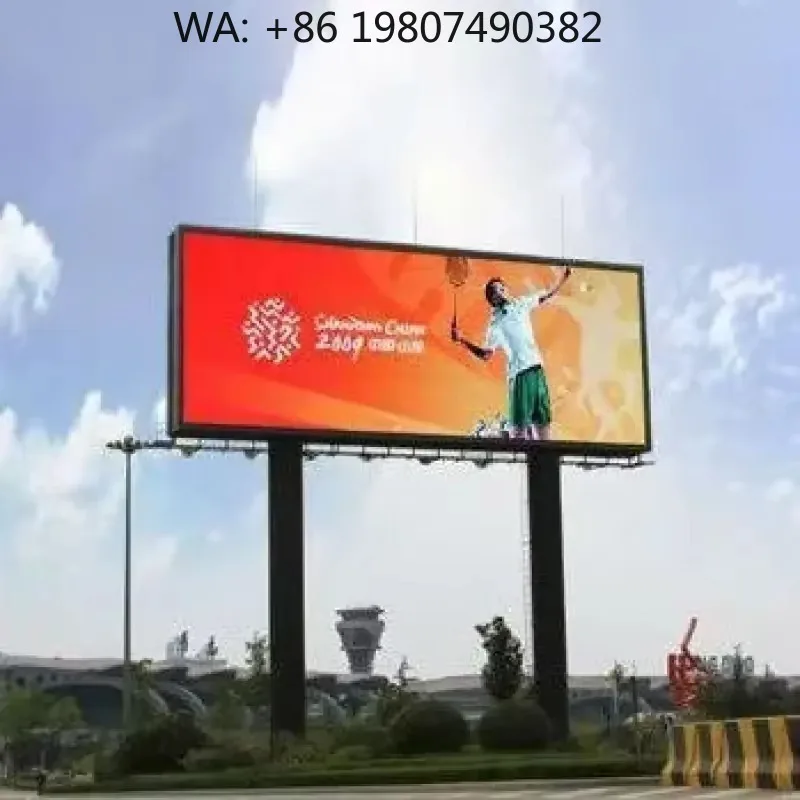 P8/P10 Large Outdoor LED Screen, Waterproof Cabinet Panel, Mobile Phone Control for Outdoor Commercial Advertising Display