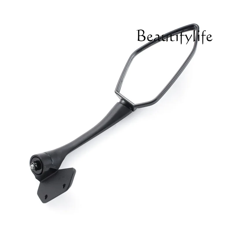 

Motorcycle rearview mirror track version reflector large row sports car rearview mirror accessories foldable black