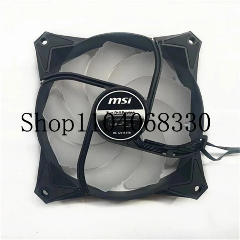 RGB APA1225M12 fan PWM range of 1500-2500 RPM FOR MSI MAG CORELIQUID 240R 360R whispering noise Frost integrated CPU Water fan