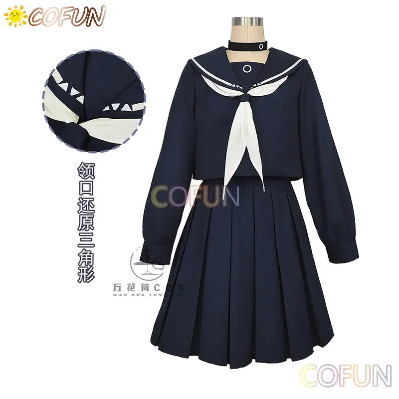 COFUN Blue Archive Purana Cosplay Costume Halloween Game JK Uniform Sailor Party Role Play Outfit Women Casual Clothing Suit