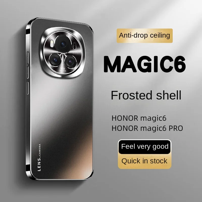 

Роскошный матовый чехол для Honor Magic 6 5 7pro, противоударный чехол для телефона с полным покрытием