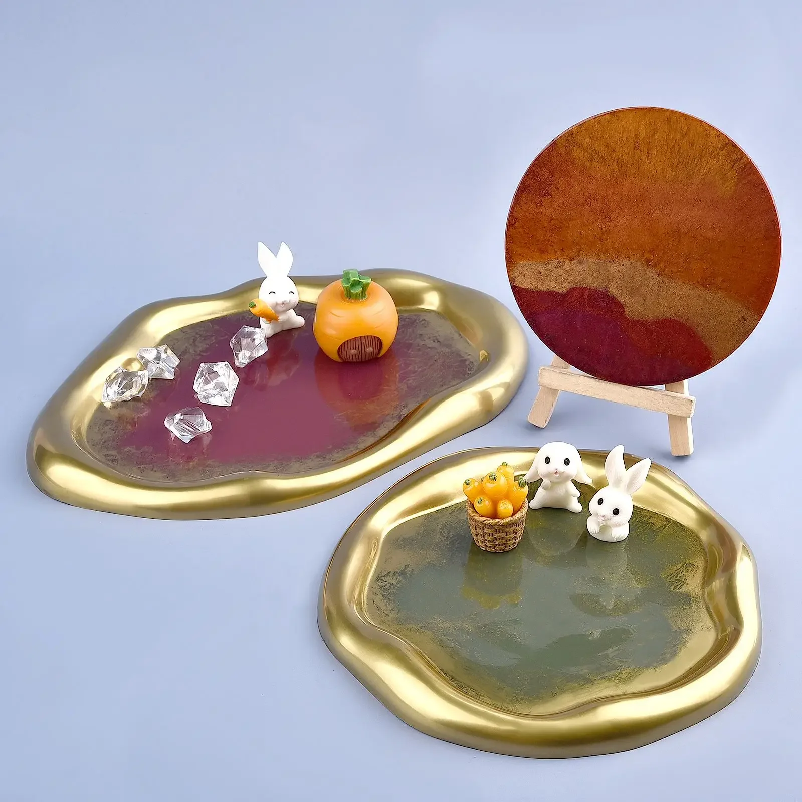 50 g/bottiglia Metallic Glitter Powder Oro Argento Colore Pigmento Perlato Pigmento Colorante Resina UV Epossidica Creazione di gioielli