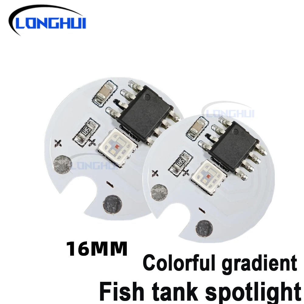 LED Light Board Fish Tank 3535 Beads 16MM pure White Yellow Spotlight for 5V Dual-Color Aquarium Lighting