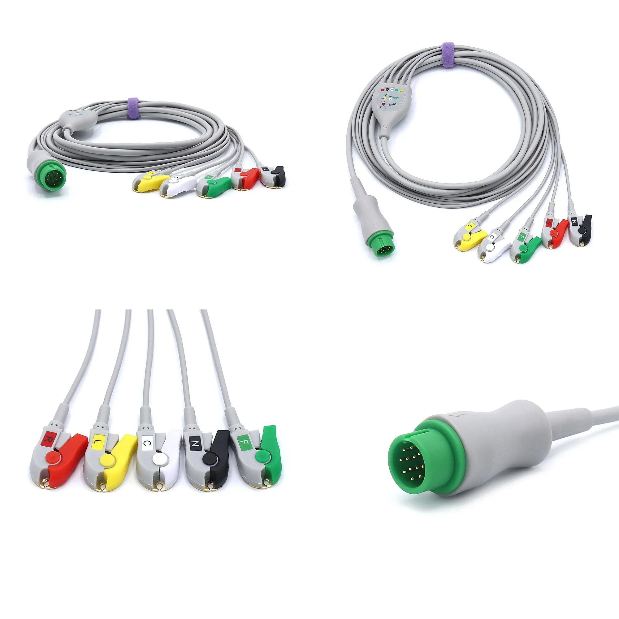 

A8 A5 V6 AnyView A2 A3 A5 A6 A8 Q3 Q5 Q7 V6 ECG Cable 5 Lead IEC Snap Clamp SG5247P