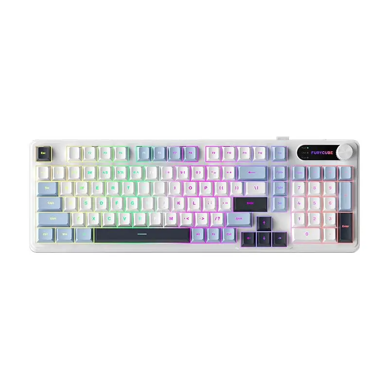 

Mechanical feel keyboard triple keycap silent wired high value typing office
