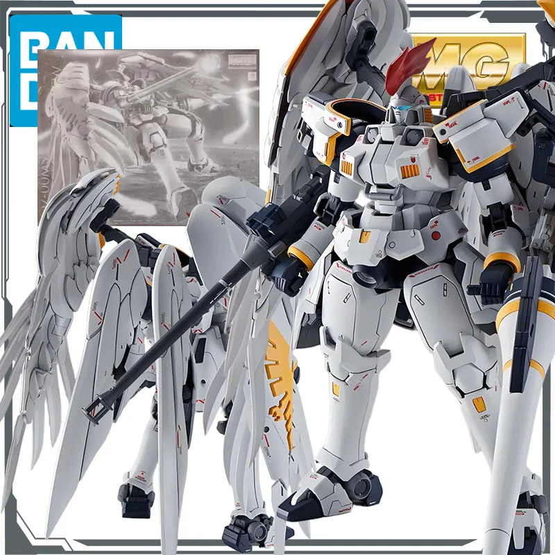 

Bandai Original MODEL KIT GUNDAM MG Wing Gundam Zero EW 1/100 Аниме Фигурка Сборка Модель Игрушки Модель Подарки для мальчиков