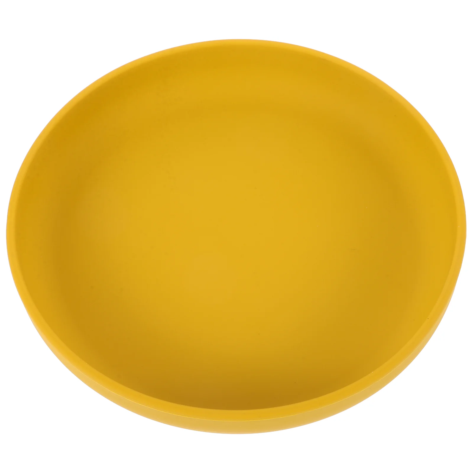 

Suction Cups Spill-proof Dinner Plates Trays Base Dining Elderly Self-feeding Yellow for The