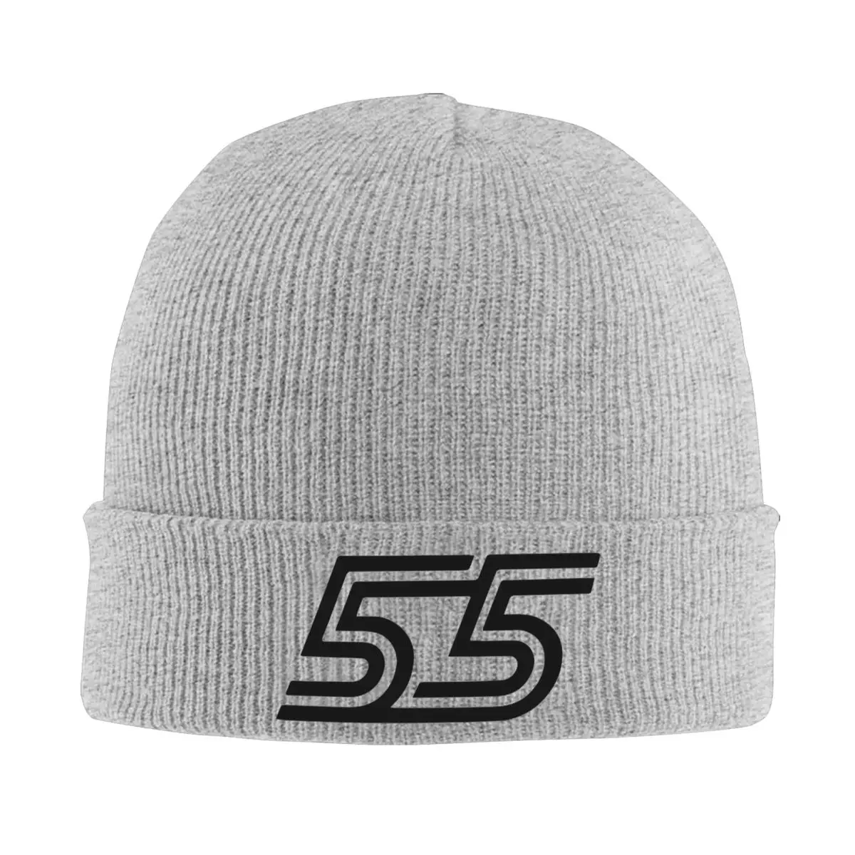 كارلوس ساينز جونيور F1 قبعة محبوكة دافئة الشتاء متماسكة بونيه قبعة Skullies Beanies الهيب هوب قبعات للجنسين