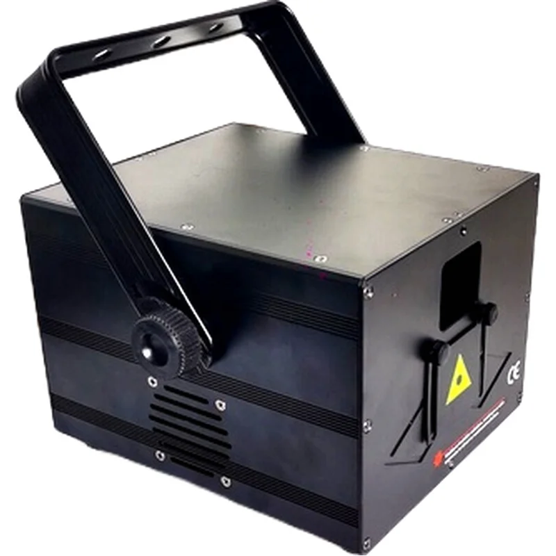 New 5W RGB Laser Light Projector DMX512 Sound Active Phone APP 128 Patterns Animation Logo Text Stage Light for DJ Party Wedding
