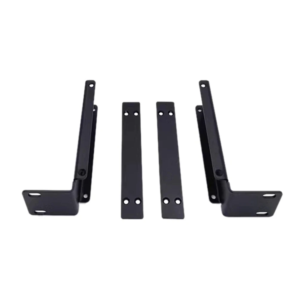 1 Pcs Rack Mounting Bracket Metal Frame For SLX4 Metal Black Wireless Receiver Wireless Microphone Audio Accessories