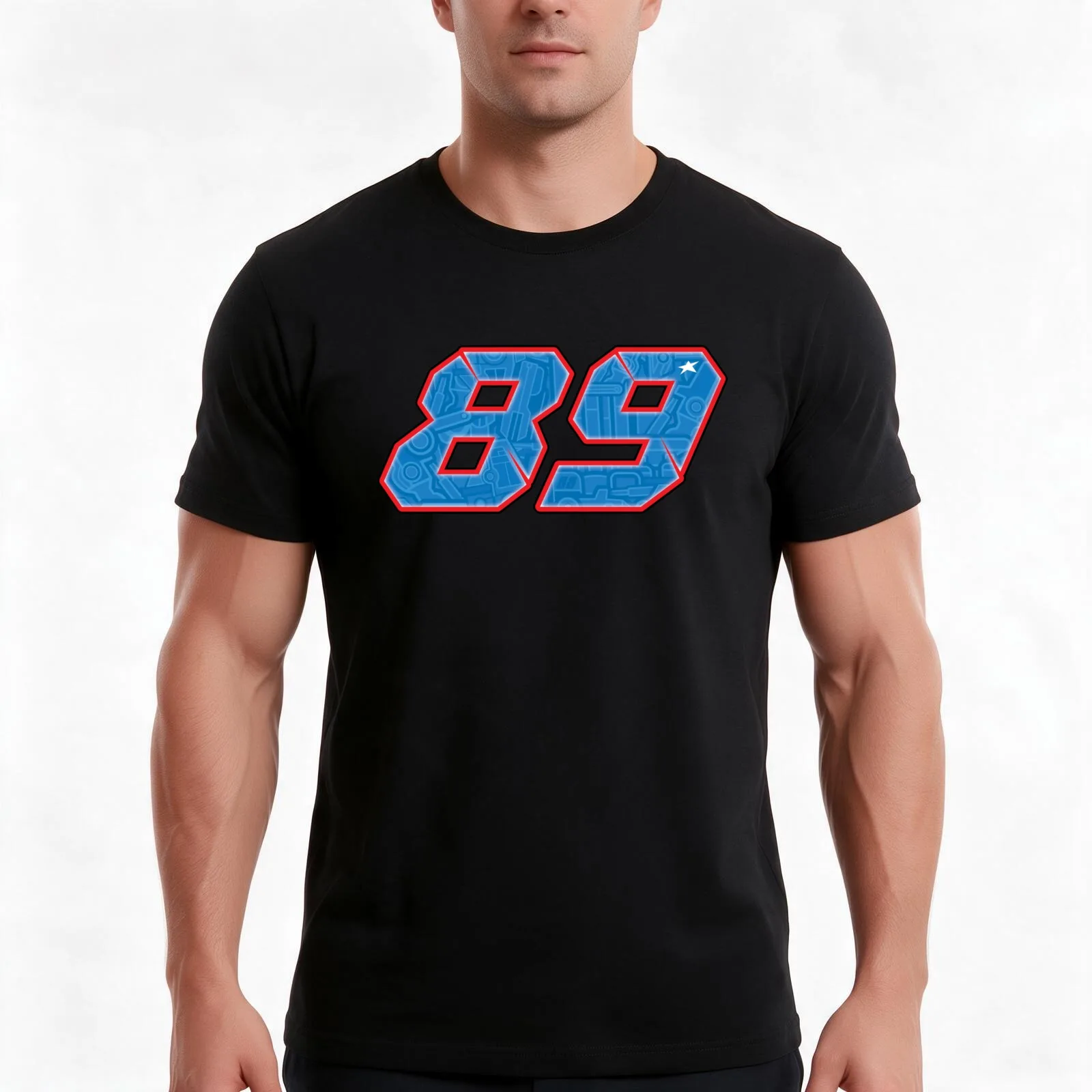 Jorge Martin Number 89 T-Shirt, Classic Crew Neck Shirt, Breathable Cotton Everyday Tee