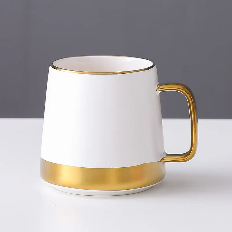 

HF Creative Luxury Ceramic Mug Couple Couple Cup Water Cups Coffee Cup Milk Mugs