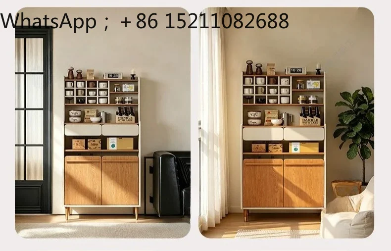 SCY Multifunctional Bogu Rack Duobao Pavilion Teacup Tea Set Rack Living Room Storage Floor Storage Display Cabinet