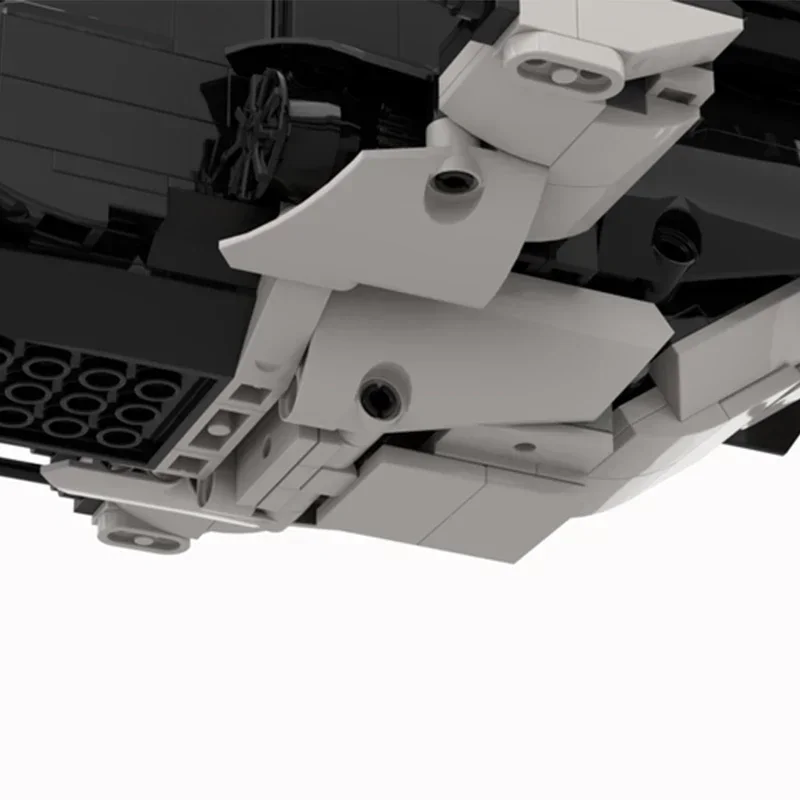 Modello di aereo militare Moc Mattoni da costruzione Air Wolf Fighter Tecnologia Blocchi modulari Regali Giocattoli di Natale Set fai da te Assemblaggio