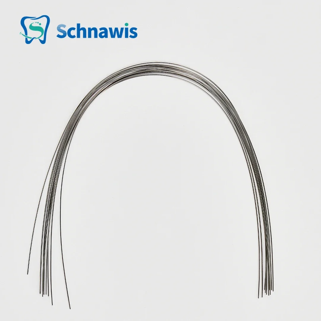 10Pcs/Bag Ovoid Dental Orthodontic Archwires Stainless Steel Arch Wire Round Rectangular Form Ortho Brackets Dentist Tool 14*25