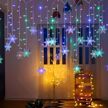 Snowflake Curtain Lamp
