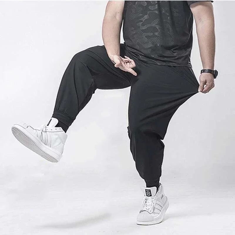 

Oversize Pants Men Casual Pants Sweatpants Baggy Clothing Sports Joggers Jogging Quick Dry Black Trousers Pants For Men