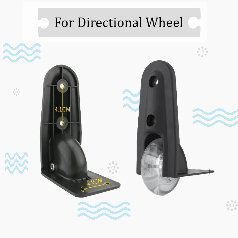

For Directional Wheel Professional Luggage Wheel Repair Accessories - Durable 360° Rotating Wheel + Tools For Easy Installation