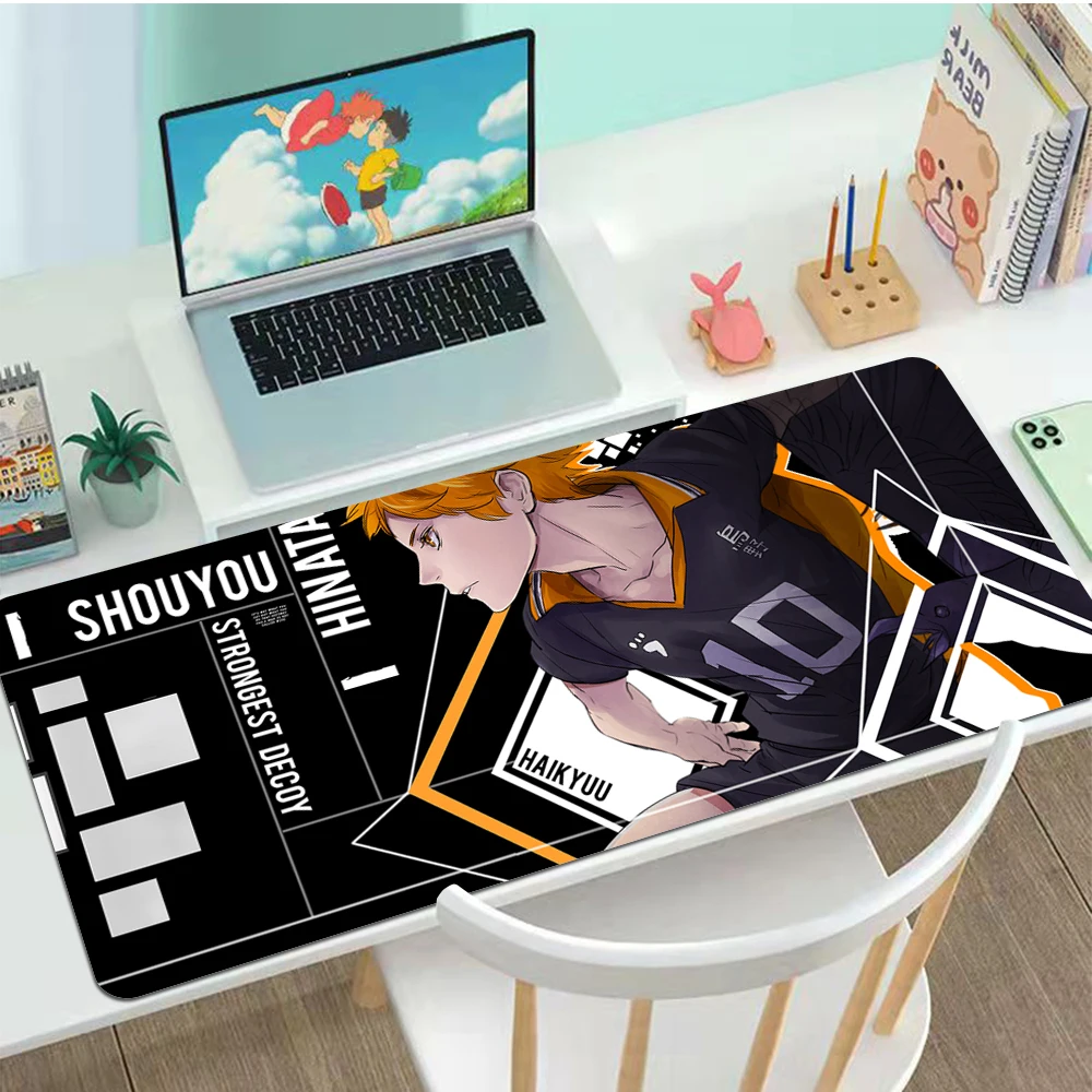 

Mousepad XXL Large Home Custom Mouse Mat Desk Mats Keyboard Pad Haikyuu Carpet Office Gamer Natural Rubber Mice Pad Mouse Mat