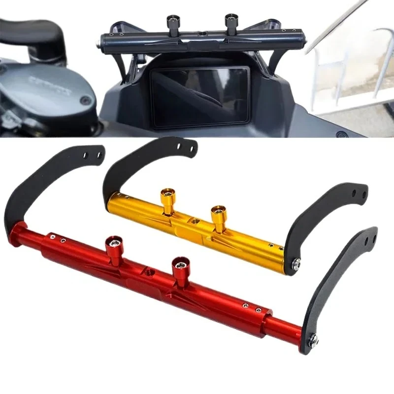 

For ZONTES 310D 310M ZT310M 350M ZT350M Motorcycle Windshield Accessory Mounts Mobile Phone Holder DVR Voltmeter Support Rod