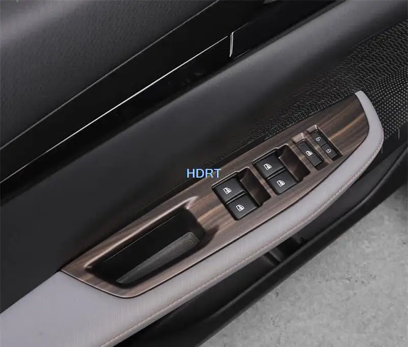 Central Control Cup Holder Trim Outlet Cover Gear Glass Switch Car Peach Wood Interior Accessories For Changan UNIV UNI-V 2022 + image 3
