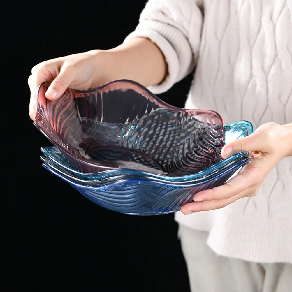 

Fruit Plate Plastic For Candy Snacks Fruits Vegetables Serving Dish Home Kitchen Decor Snack Bowl Appetizer