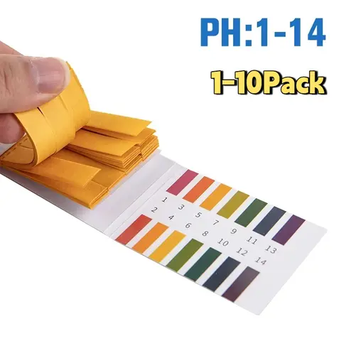 80/800 Strips/pack PH Test Strips Full PH Meter PH Controller 1-14st Indicator Litmus Tester Paper Water Soilsting Kit Factory