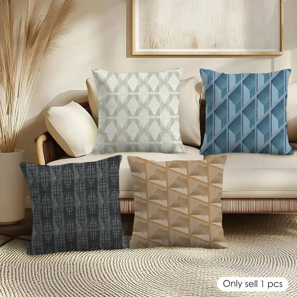 Fashion And Luxury Cushion Cover Pillowcase Ultra Soft Skin Friendly Fabric Cloud Like Comfort & Concealed Zipper