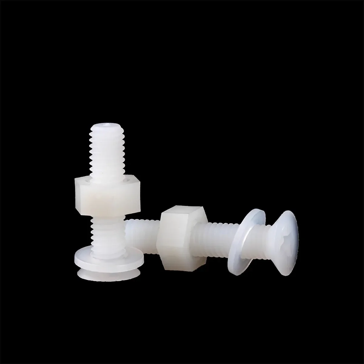 

Nylon Countersunk Cross Head Screw Nut Flat Washer Three Combination Set Plastic Insulated Screw M2M3M4M5M6