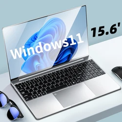 超薄型15.6インチi9ラップトップ,16GB RAM, 2テラバイトSSD, Intel n3700,1920x1080画面,オフィス,書斎,PC, Windows 11ノートブック,2024