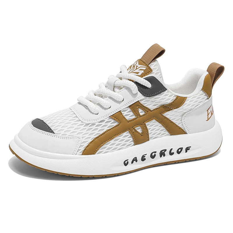 

Men's motorcycle shoes trend new large mesh breathable casual men's shoes running shoes