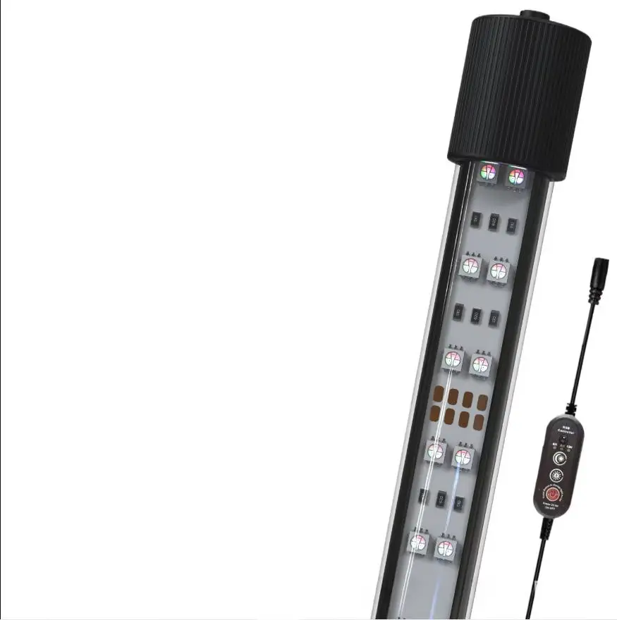 Fish Tank Light Led Waterproof RGB Regular Color Grading Diving Light Aquarium Colorful Color-changing Lighting Tube