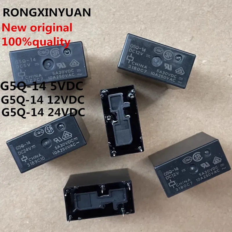 Original novo G5Q-14 5VDC G5Q-14 DC12V 24V, 10pcs