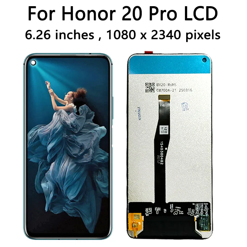 OEM For Huawei Honor 20 Pro LCD Display Touch Screen Digitizer For