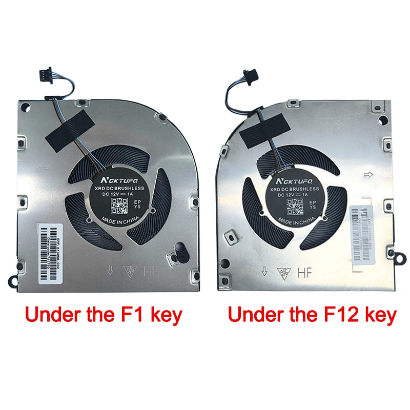 N91710-001 N91711-001 For HP OmniBook Ultra 14-FD TPN-Q297 Omen 10 Slim14 14-FB Laptop CPU GPU Cooling Fan Heatsink Cooler