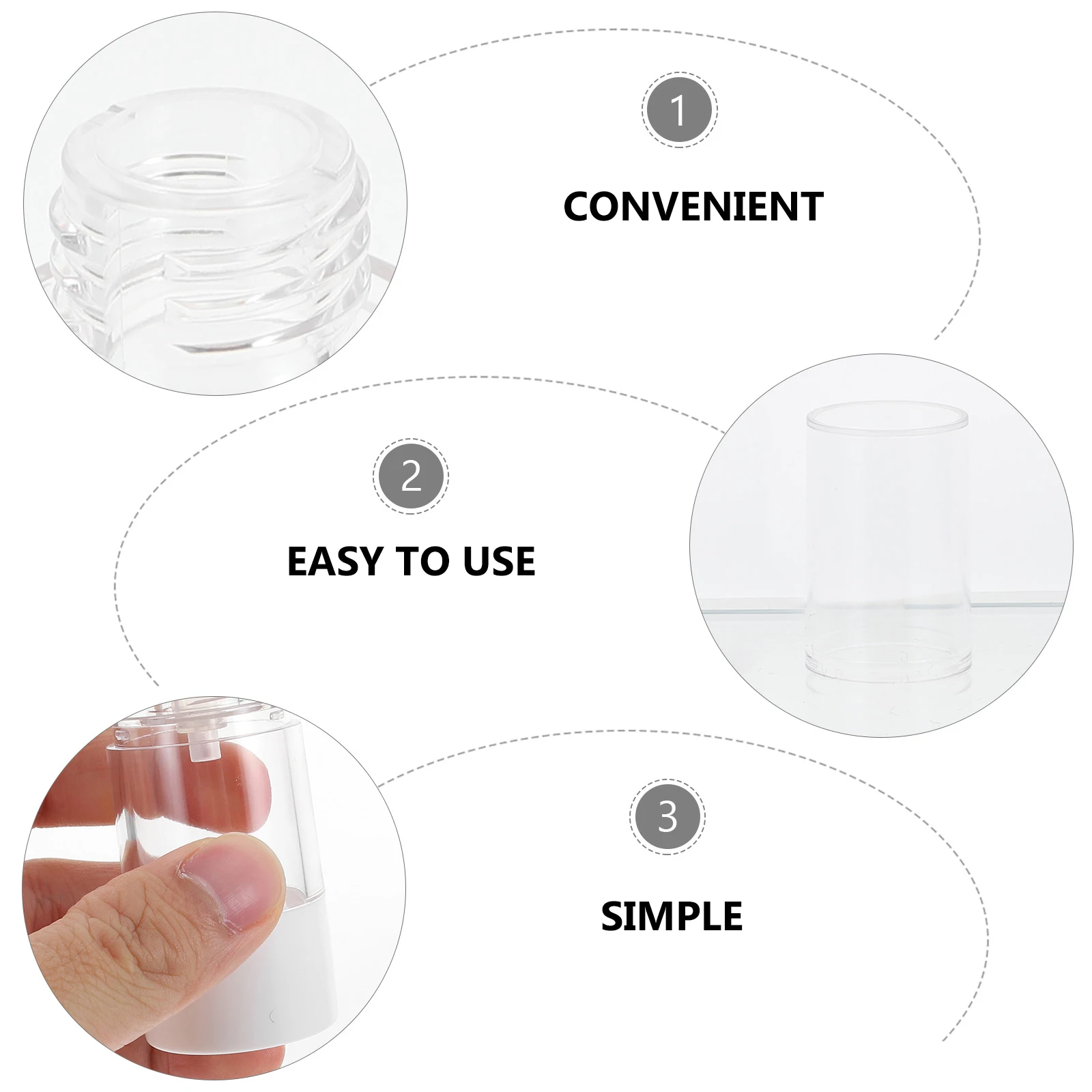 

10pcs Travel Spray Bottles Portable Plastic Sub Bottles Reusable Vacuum Leakproof For Liquid Storage Lightweight